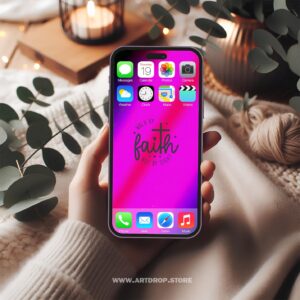 Walk By Faith Not By Sight Art Digital Wallpaper and print file