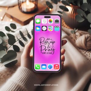 Rise up Pray Luke 22 46 Phone Tablet Watch Desktop Digital Wallpaper and print file