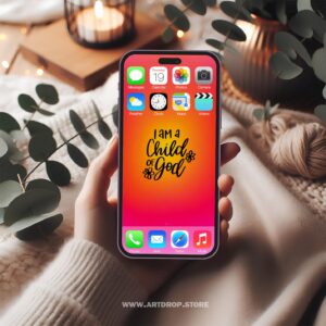 I am a Child of God for Phone Tablet Watch Desktop Digital Wallpaper and print file